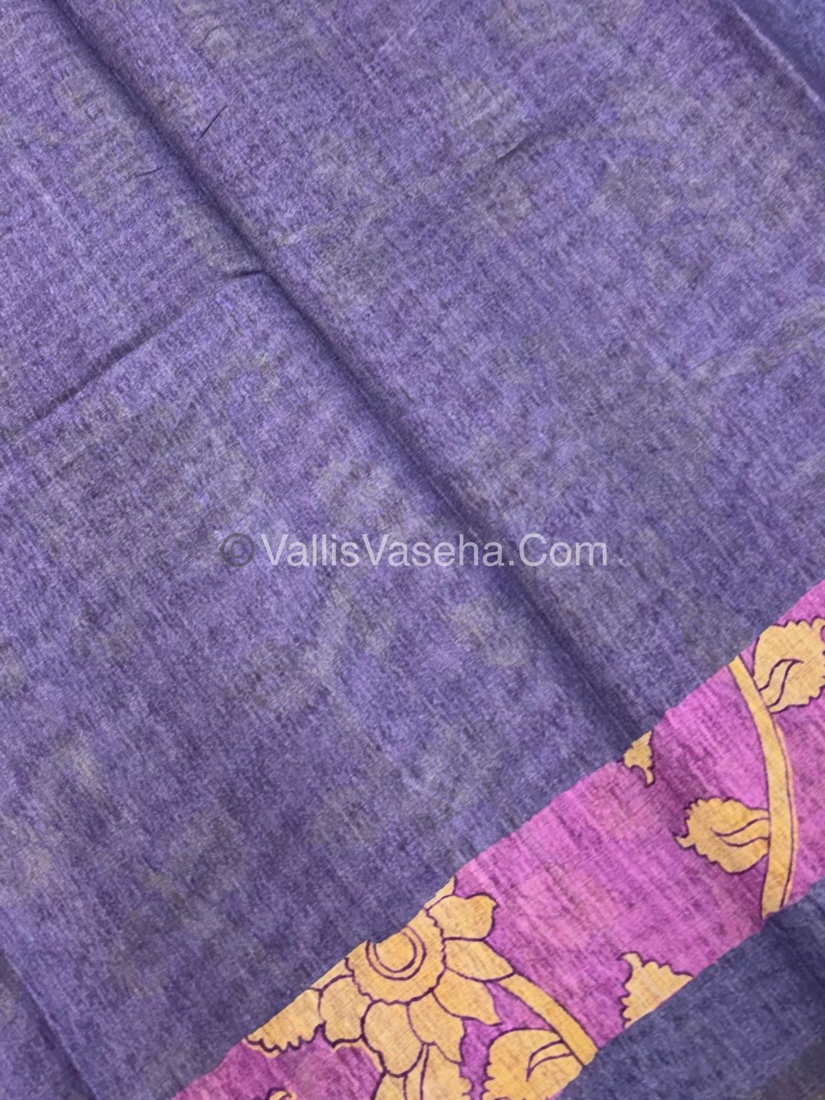 Semi Tussar Silk Saree |VVSTS048
