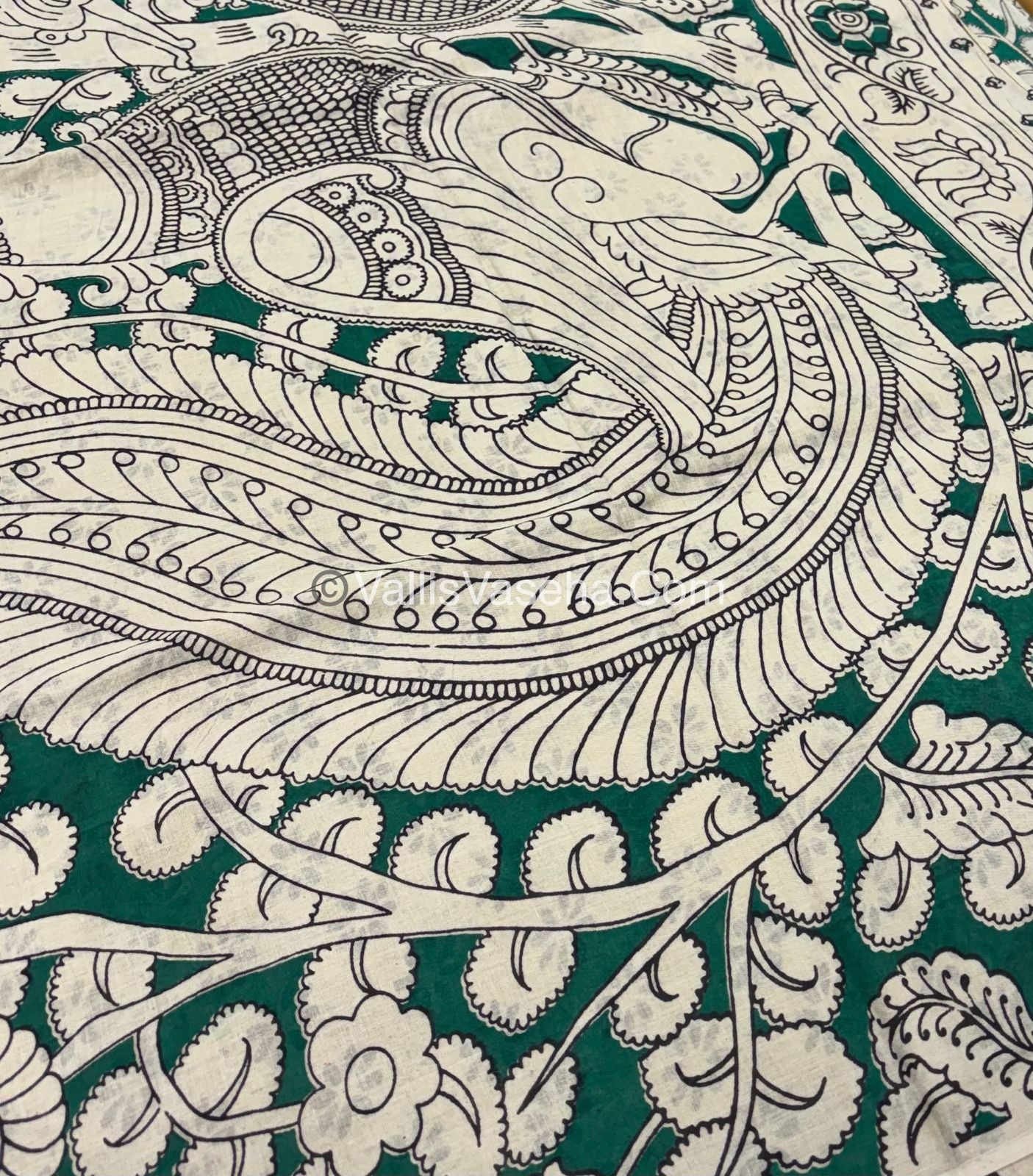 Pure Kalamkari Cotton Saree - VVPKC002