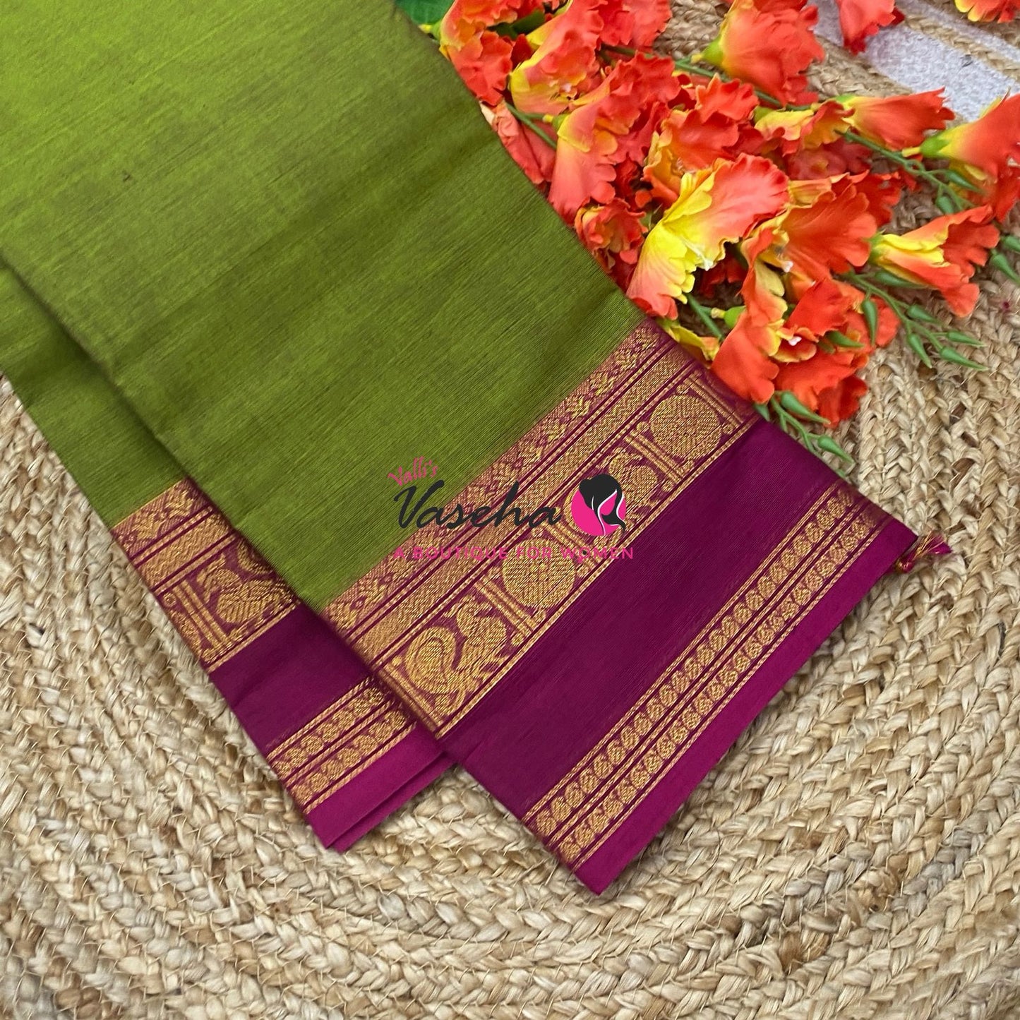 Kanchi Cotton Saree - VVKCS032