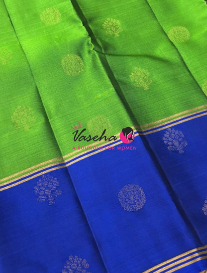 Half Mix - Pure Soft Silk Saree - Retta Petta Border - VVPSS154
