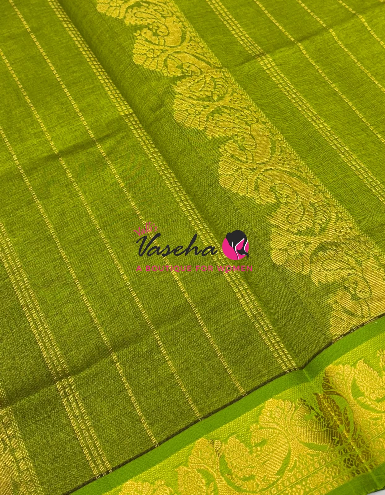 Semi Silk Cotton Saree Lakshadeepam Shade |VVSSC009