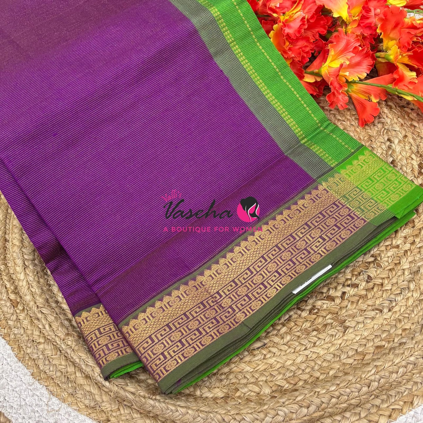 Semi Silk Cotton Saree | Vairavoosi  Design |VVSSC017