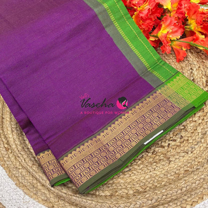 Semi Silk Cotton Saree | Vairavoosi  Design |VVSSC017
