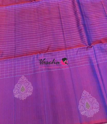Pure Soft Silk Saree  - Purplish Pink Shade - VVPSS115