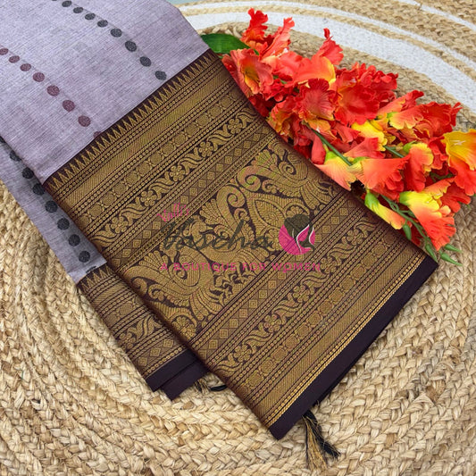 Kanchi Cotton Saree - VVKCS024
