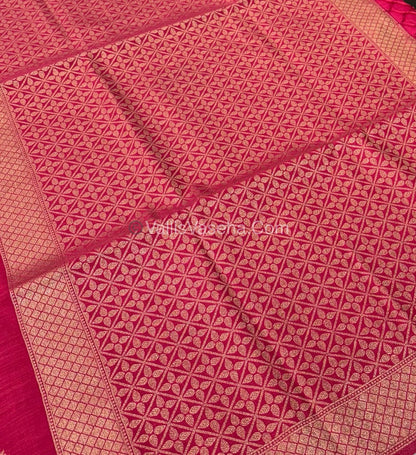 Banarasi - Heritage Silk - Semi Kathan Silk -  Peach Shade - VVBHS007