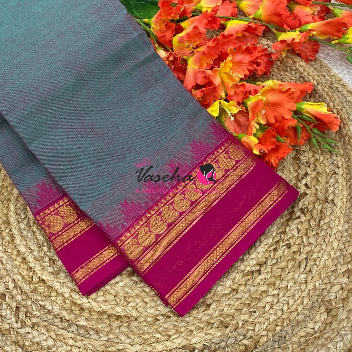 Kanchi Cotton Saree - VVKCS032
