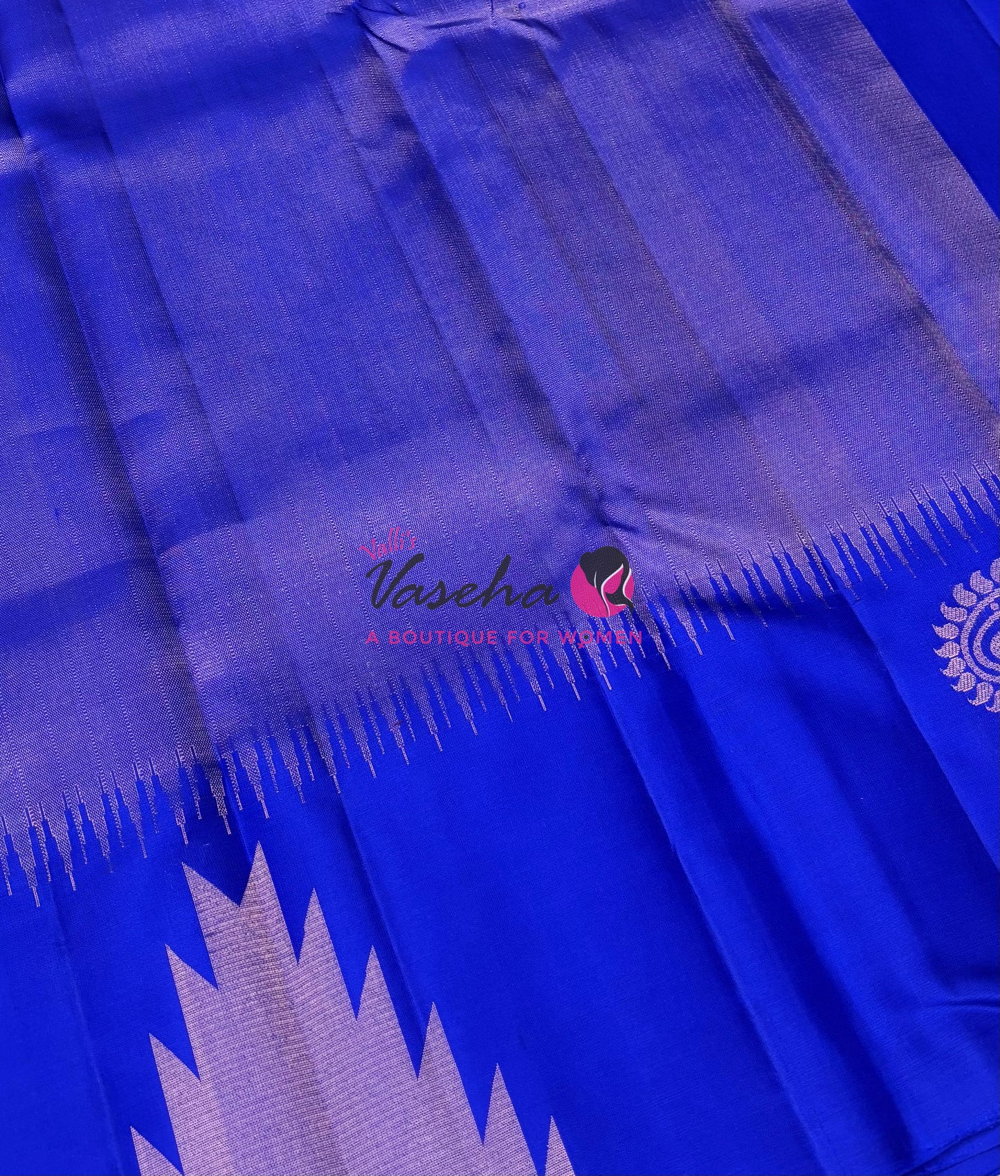Pure Soft Silk Saree - Jothika Hit design - Blue Shade  - VVPSS011