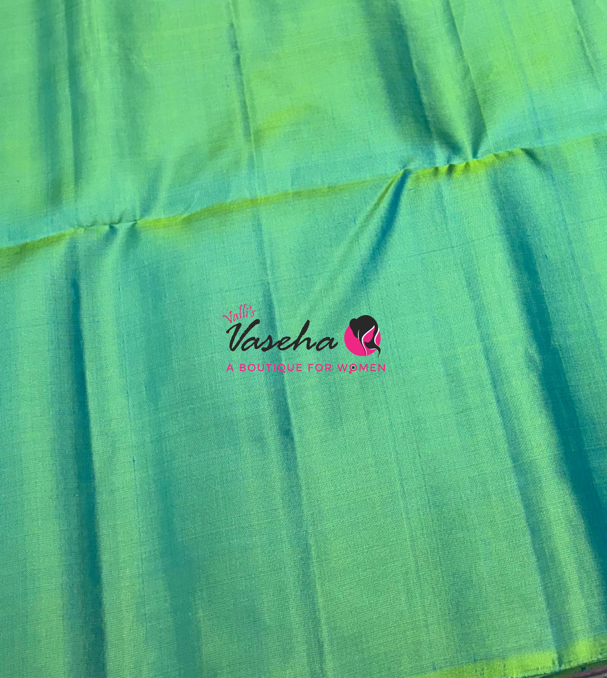 Pure Soft Silk Saree  - Dual Tone Green Shade - VVPSS133