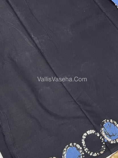 Pure Soft Mul Mul Cotton Sarees - Hand Block Prints - VVMMC007