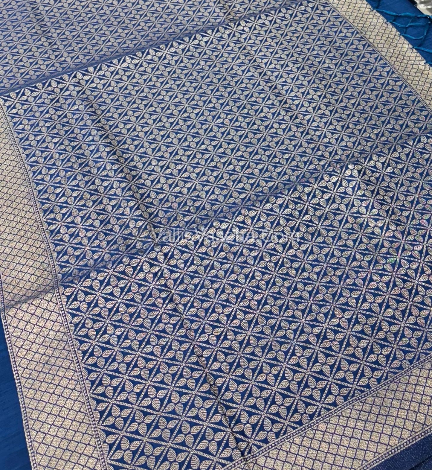 Banarasi - Heritage Silk - Semi Kathan Silk -  Blue Shade - VVBHS007