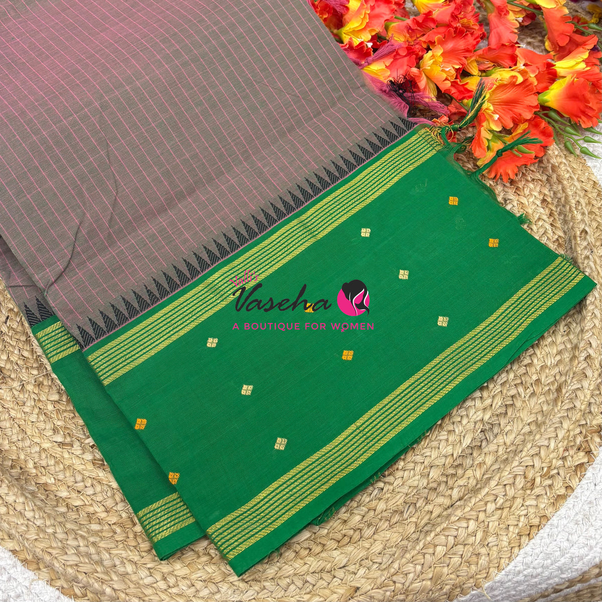 Chettinadu Cotton Saree - VVCCS003
