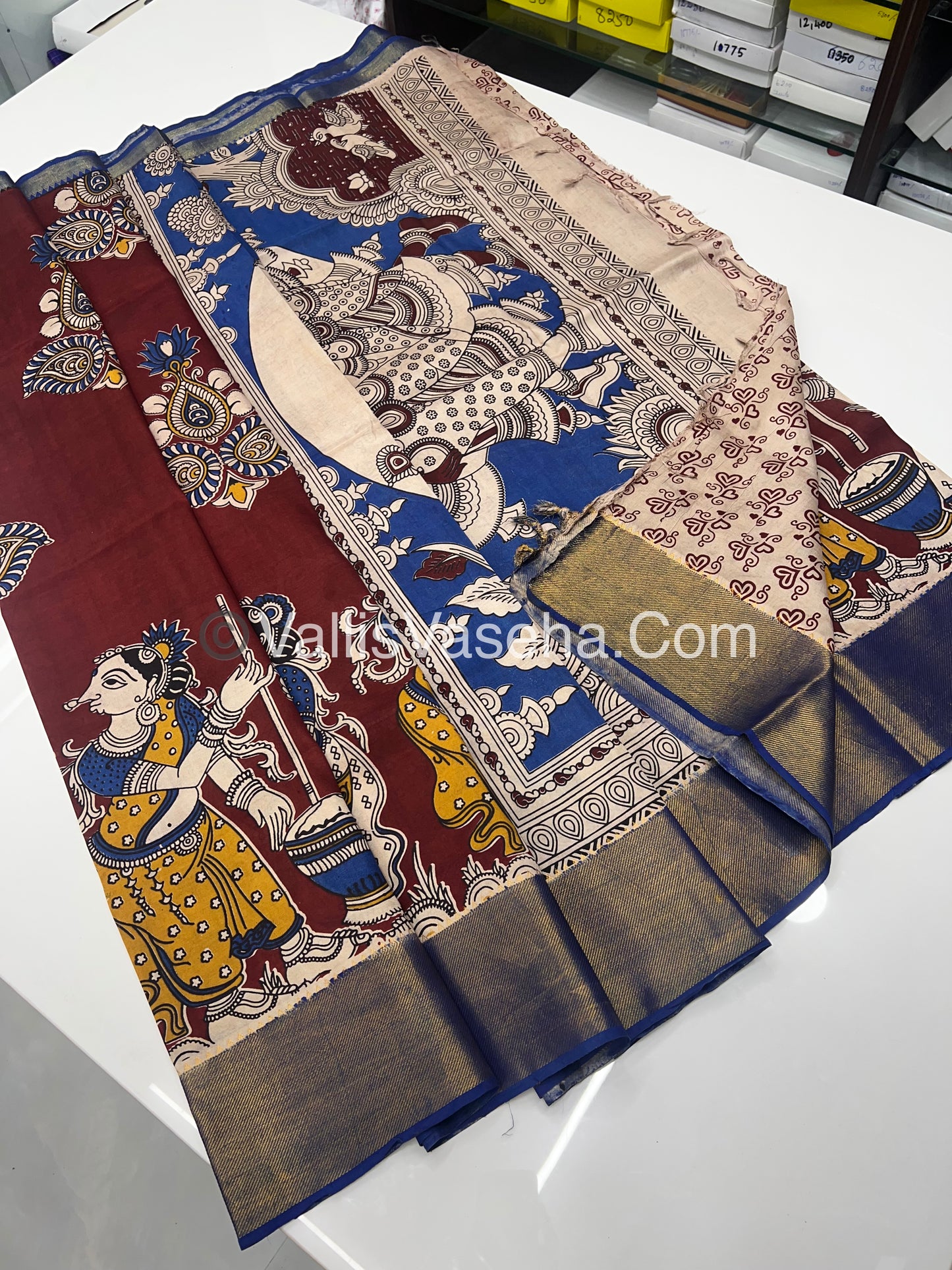 Chennur Silk | Kalamkari Prints | VVCS005