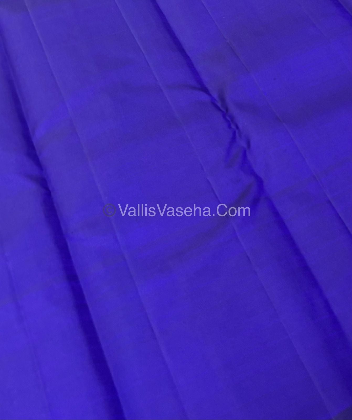 Pure Vintage Kanchipuram Silk Saree  - 8 Kol Weaving - Blue Shade - VVPS019