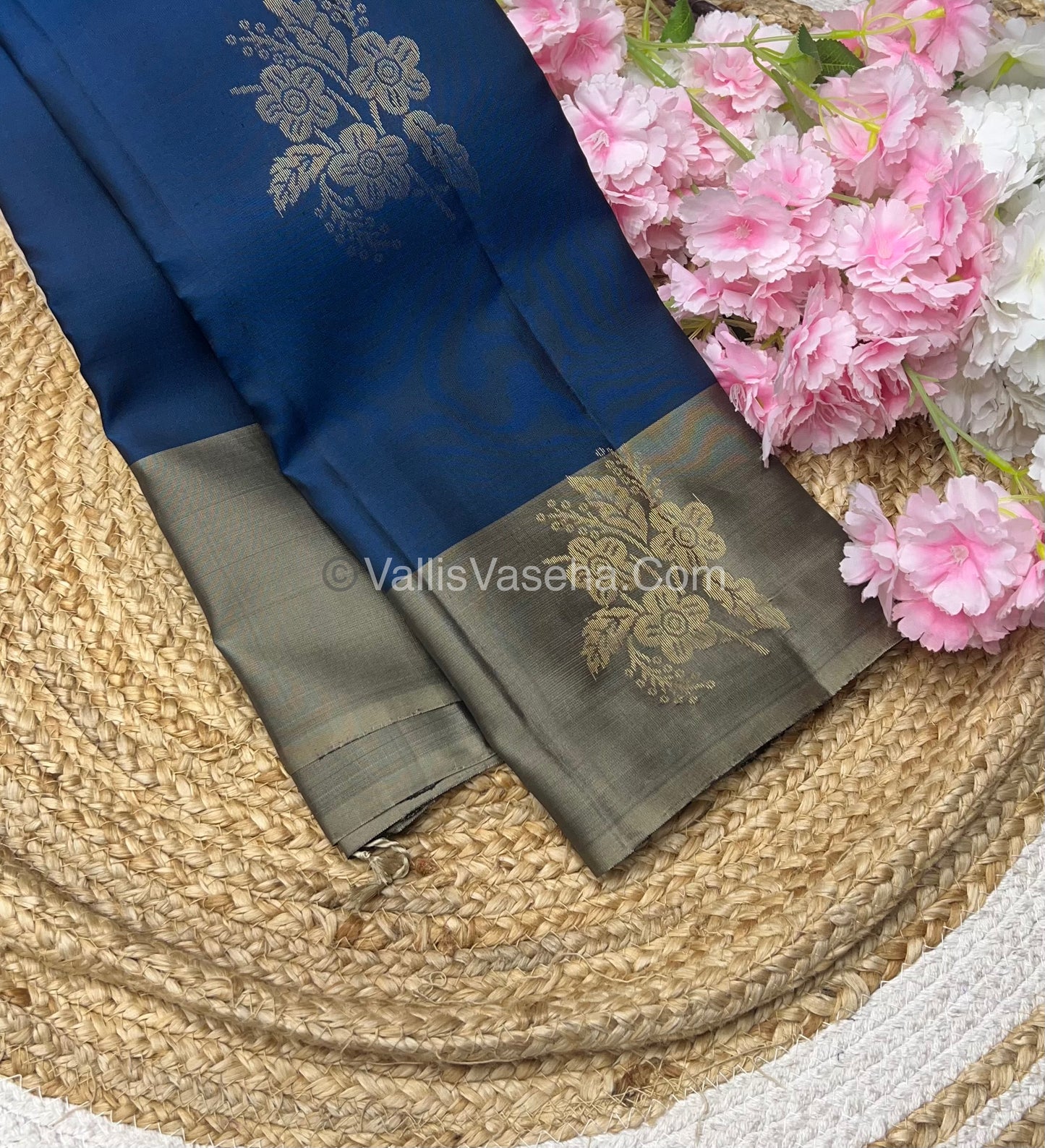 Half Mix - Pure Soft Silk Saree - VVPSS054