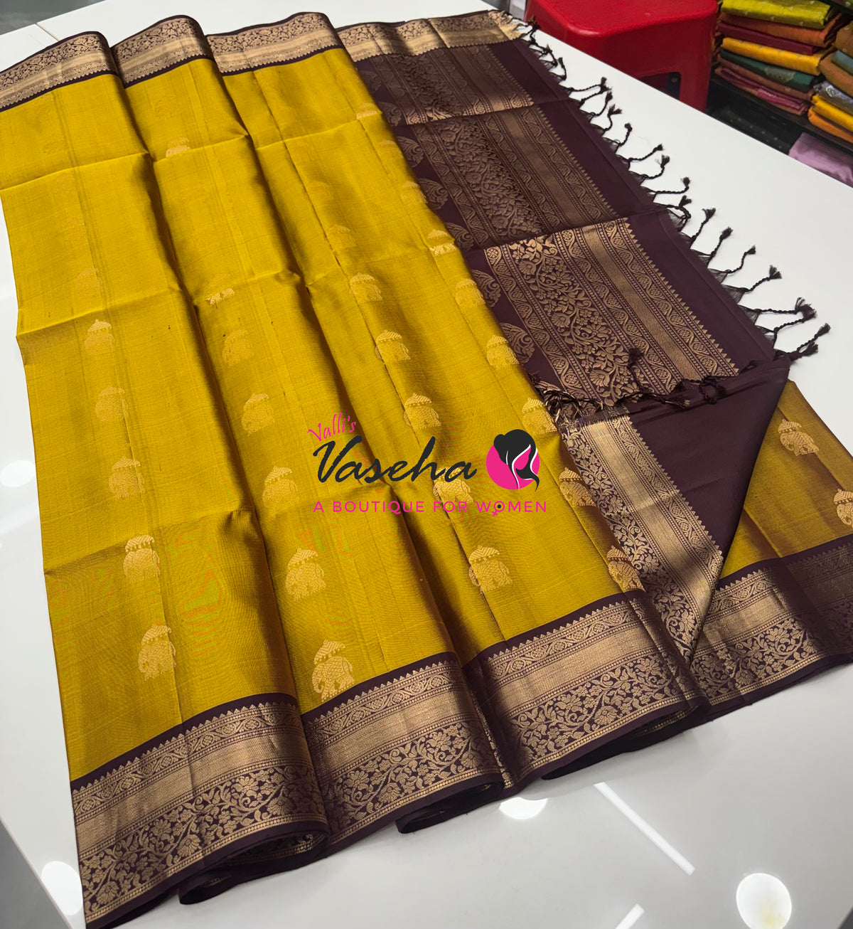 Pure Soft Silk Saree - Kanchi Border - VVPSS033