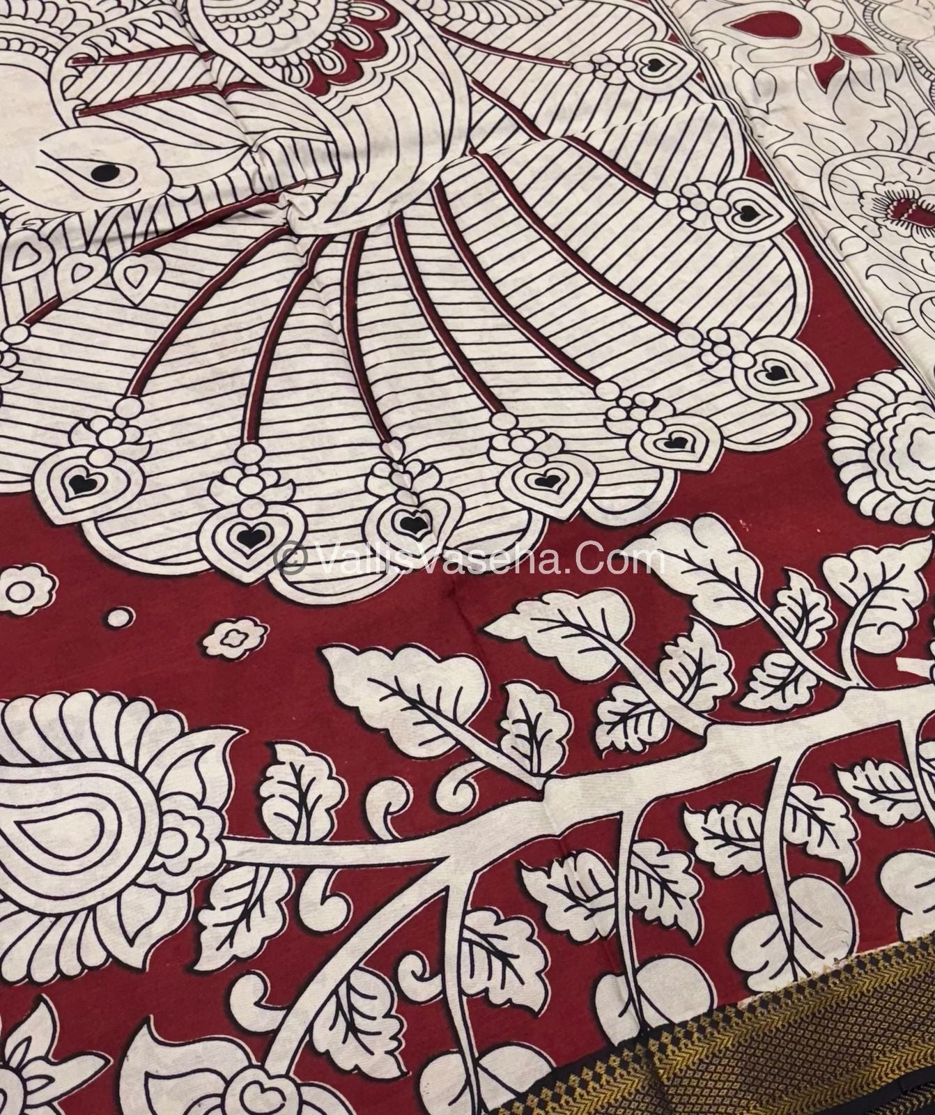 Chennur Silk | Kalamkari Prints | VVCKS006