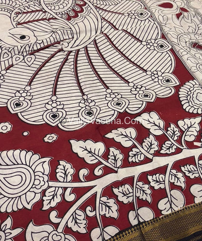 Chennur Silk | Kalamkari Prints | VVCKS006