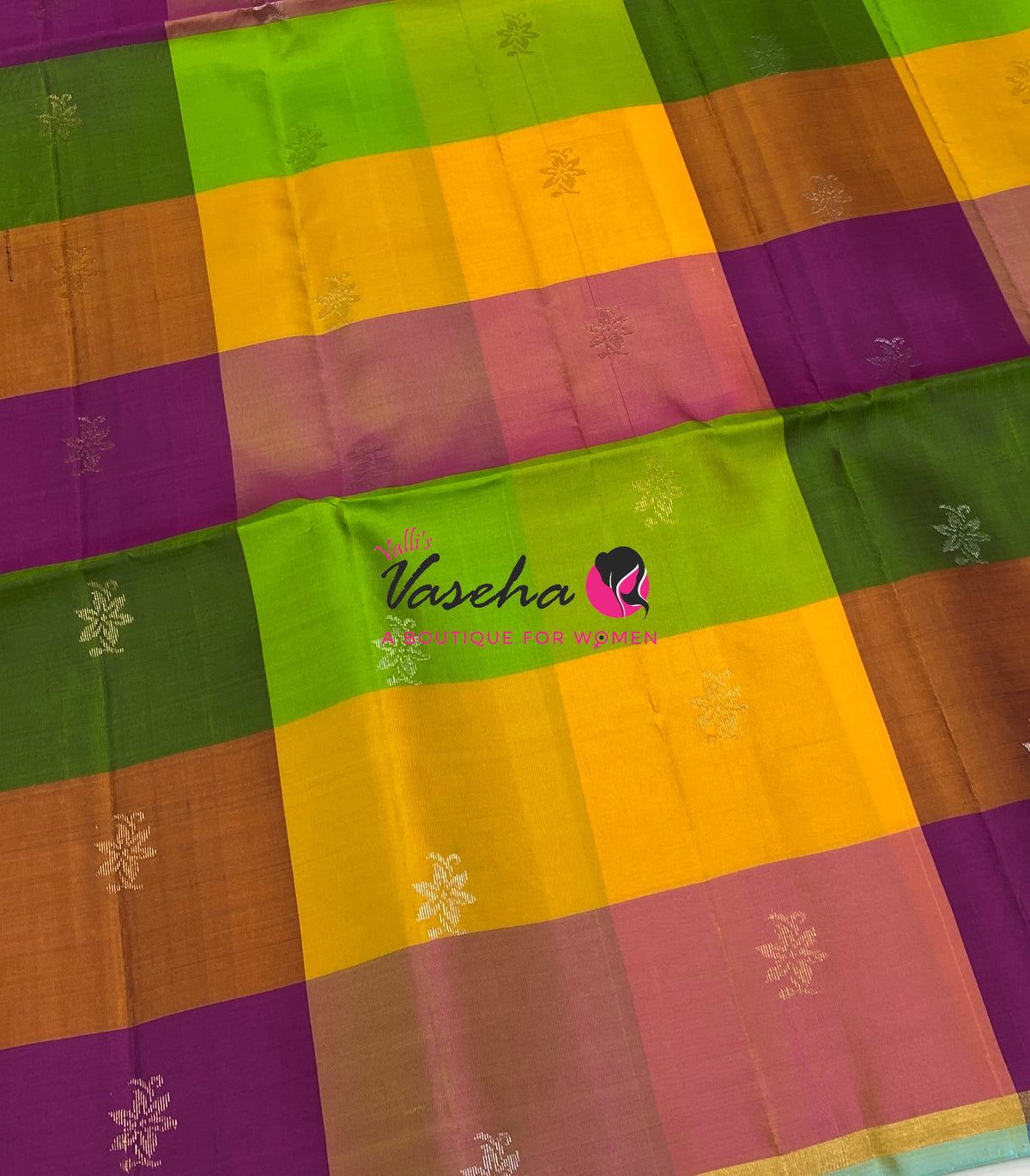 Pure Soft Silk Saree  - Pazhum Pazhamum Checks - VVPSS092