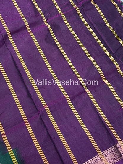 Dhaka Cotton Saree - VVDCS002