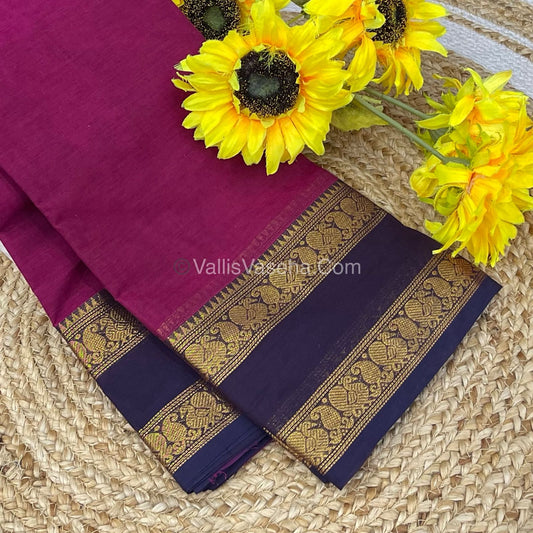 Kanchi Cotton Saree - VVKCS010