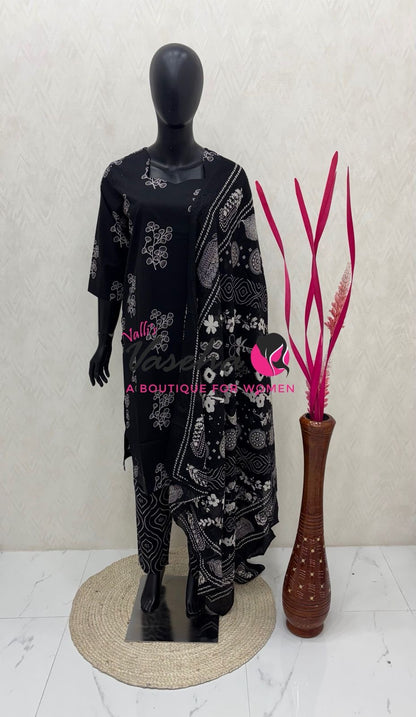 Readymade 3pc Set - Cotton - VVRMS017
