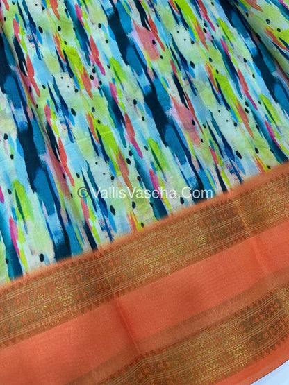 30% less - Offer Saree -   Semi Silk Saree - VVDS006