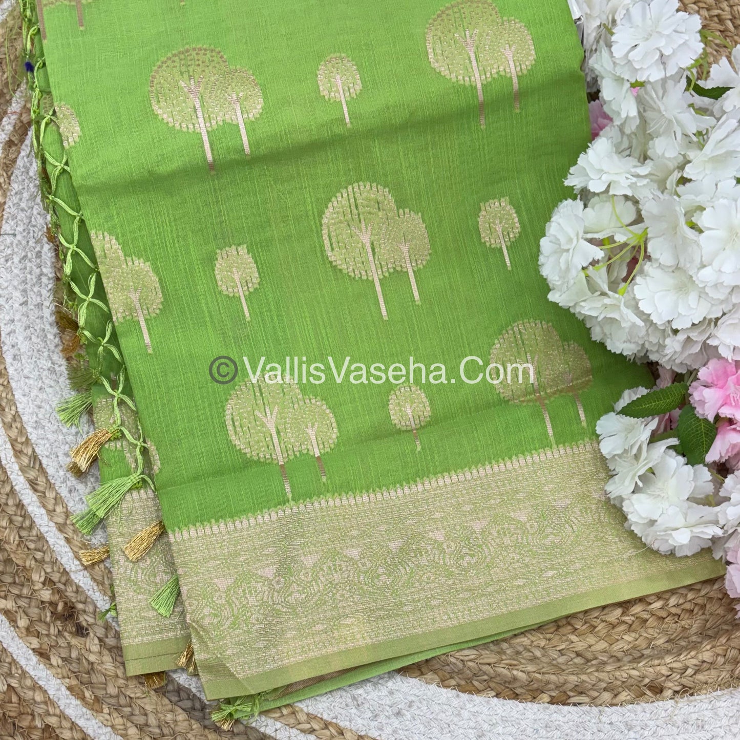 Fancy Saree - Mixed Variety - Green Shade - VVFBS001