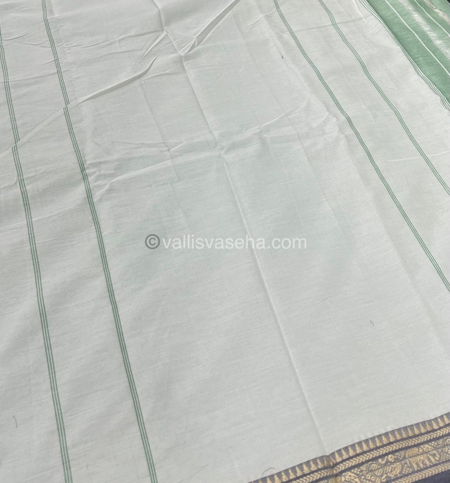 Narayanapet Mercerised Cotton Saree - VVNMC001