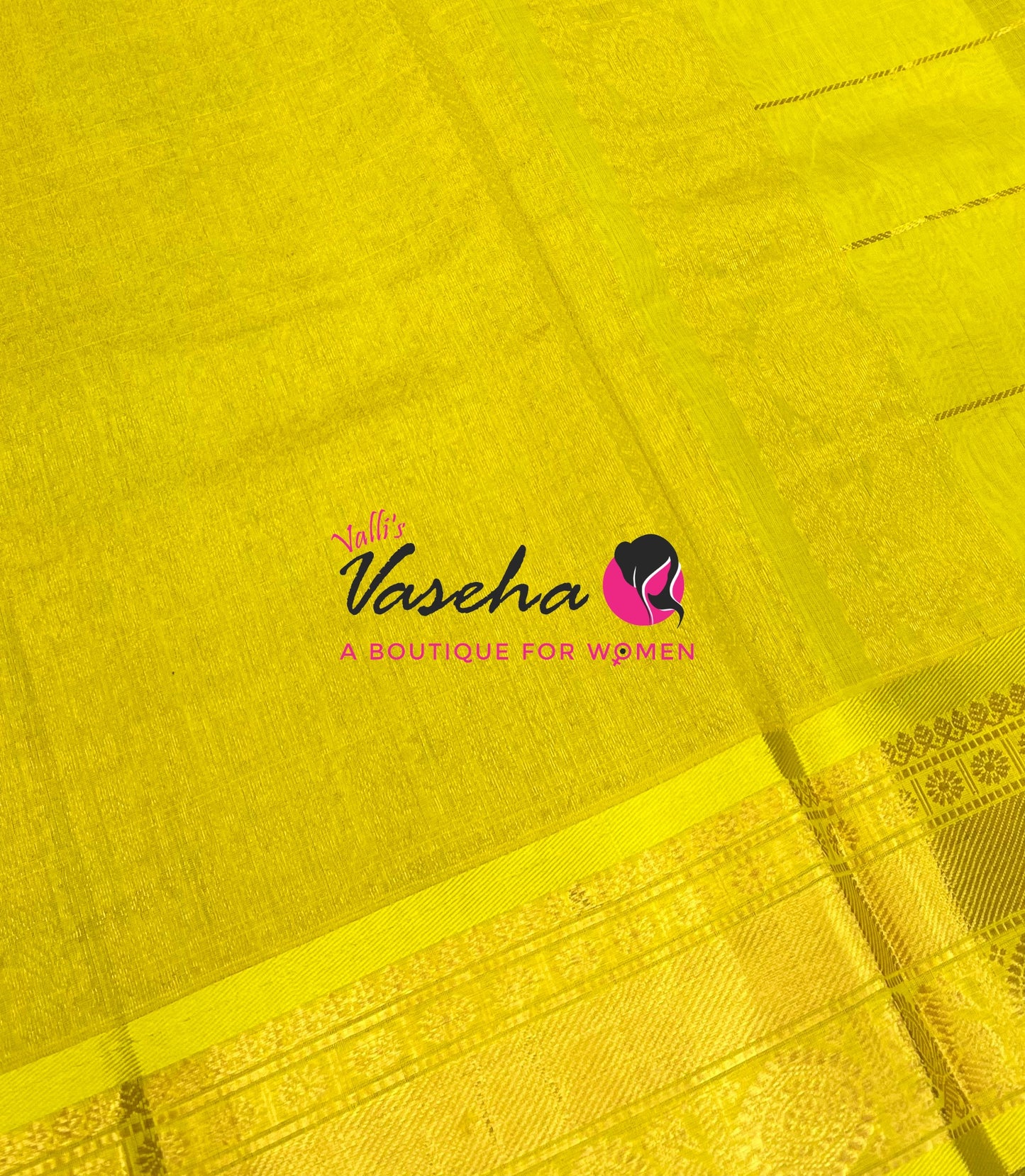 Pure Silk Cotton Saree - Mayil & Chakkaram Design - Purple With Lemon Yellow VVMC001