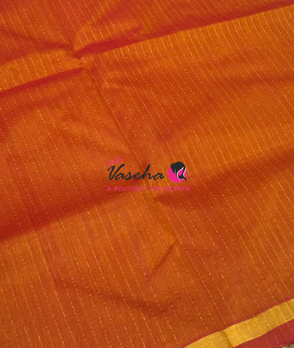 Pure Silk Cotton Sarees - Honey Shade - VVPSC015