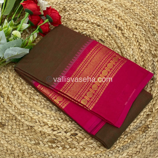 Kanchi Cotton Saree - VVKCS007