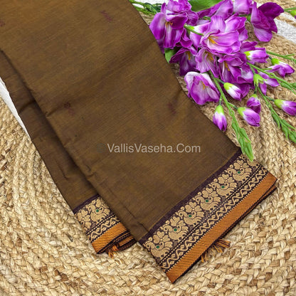 Kanchi Cotton Saree - VVKCS017
