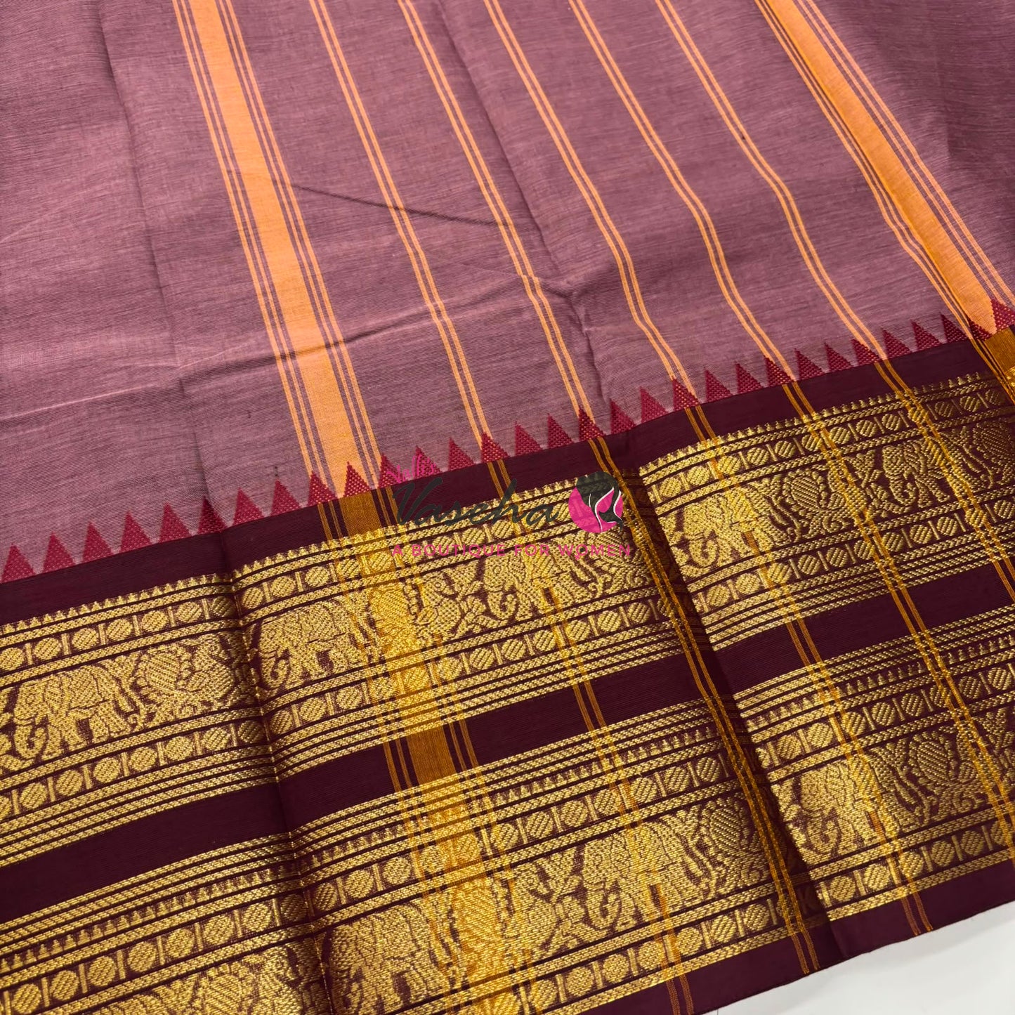 Kanchi Cotton Saree - VVKCS019
