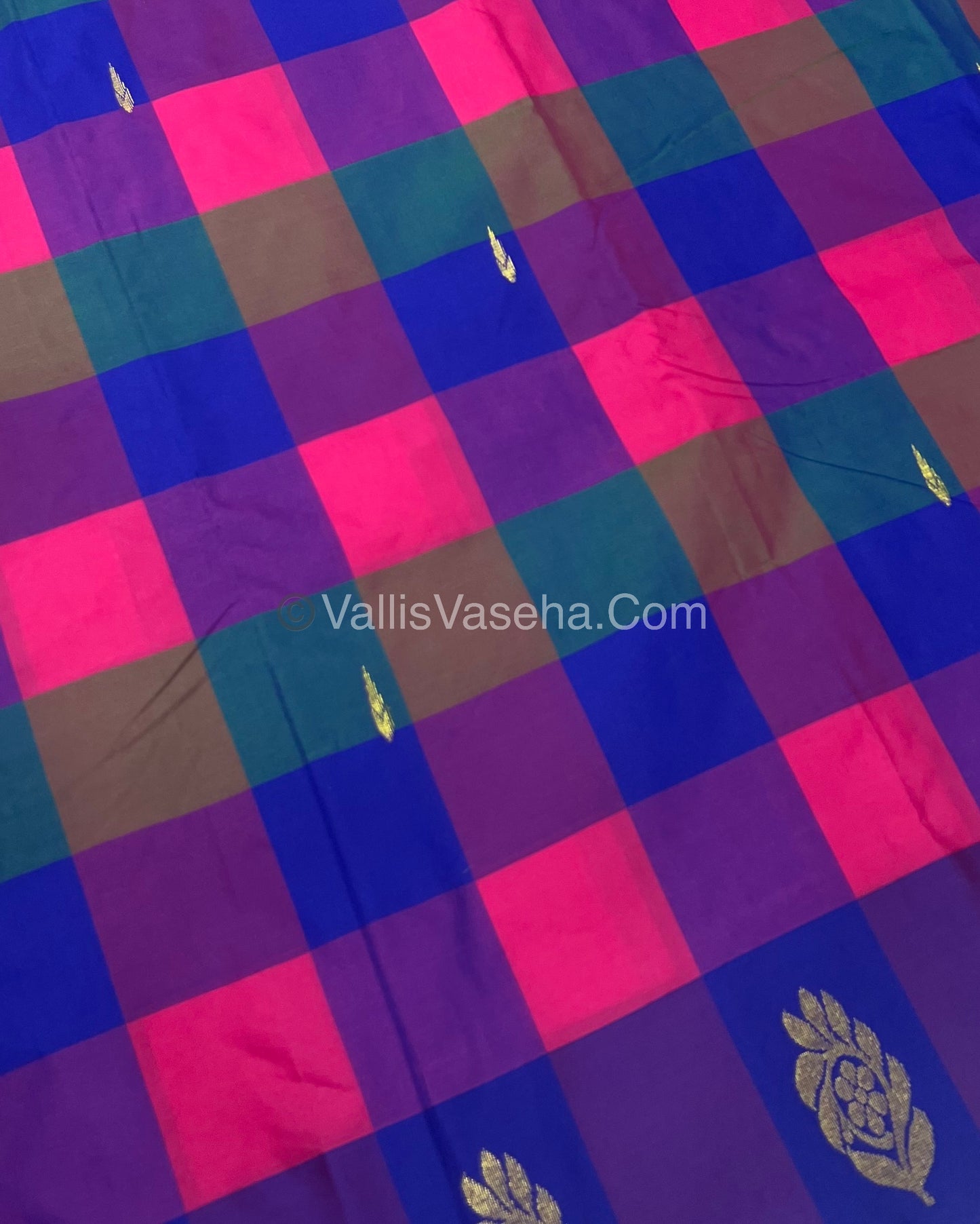 Pazhum Palamum checks - Semi Silk Sarees - VVSSS003