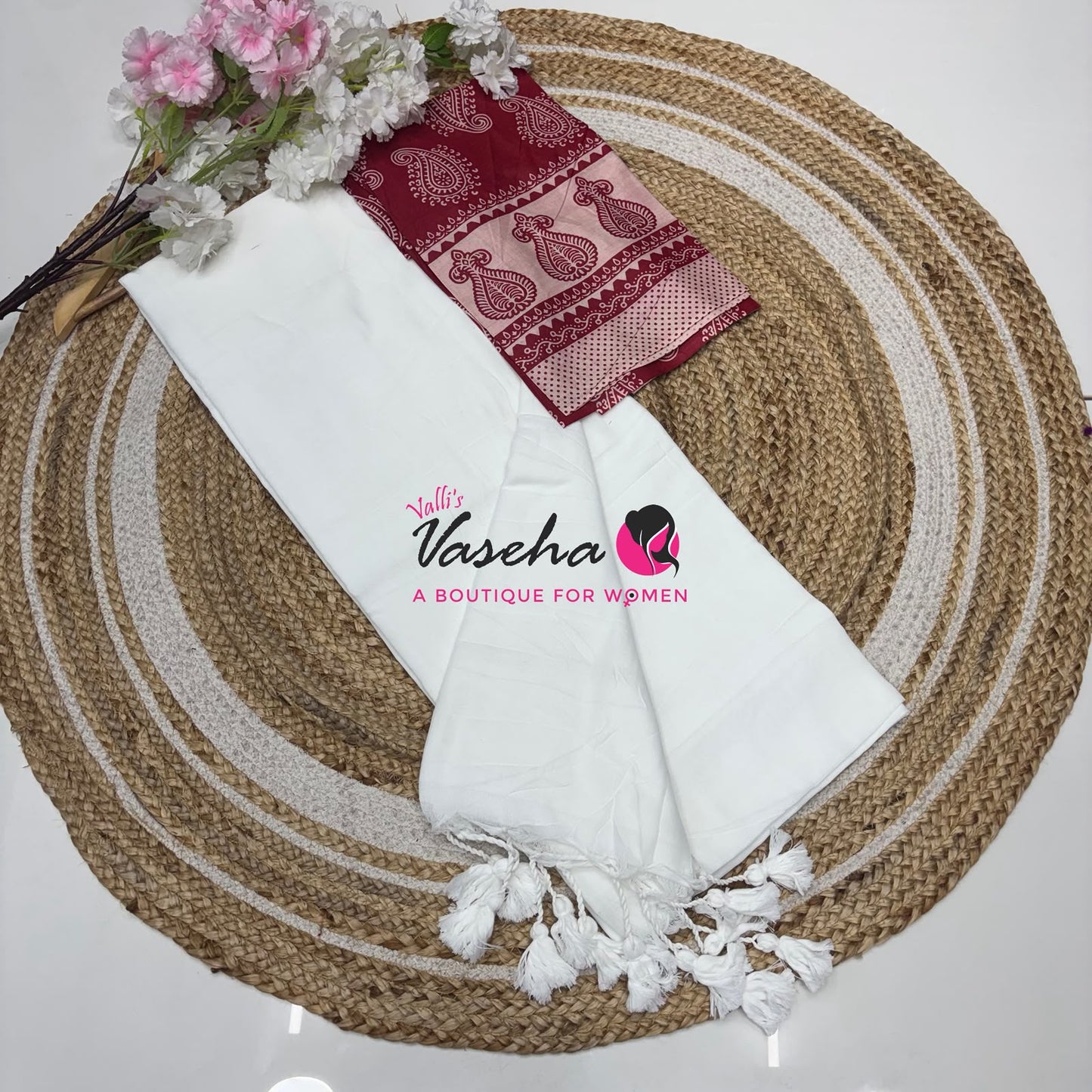 Budget Friendly Sarees - Casual Wear Sarees - Khadi Cotton Sarees - VVKCS028