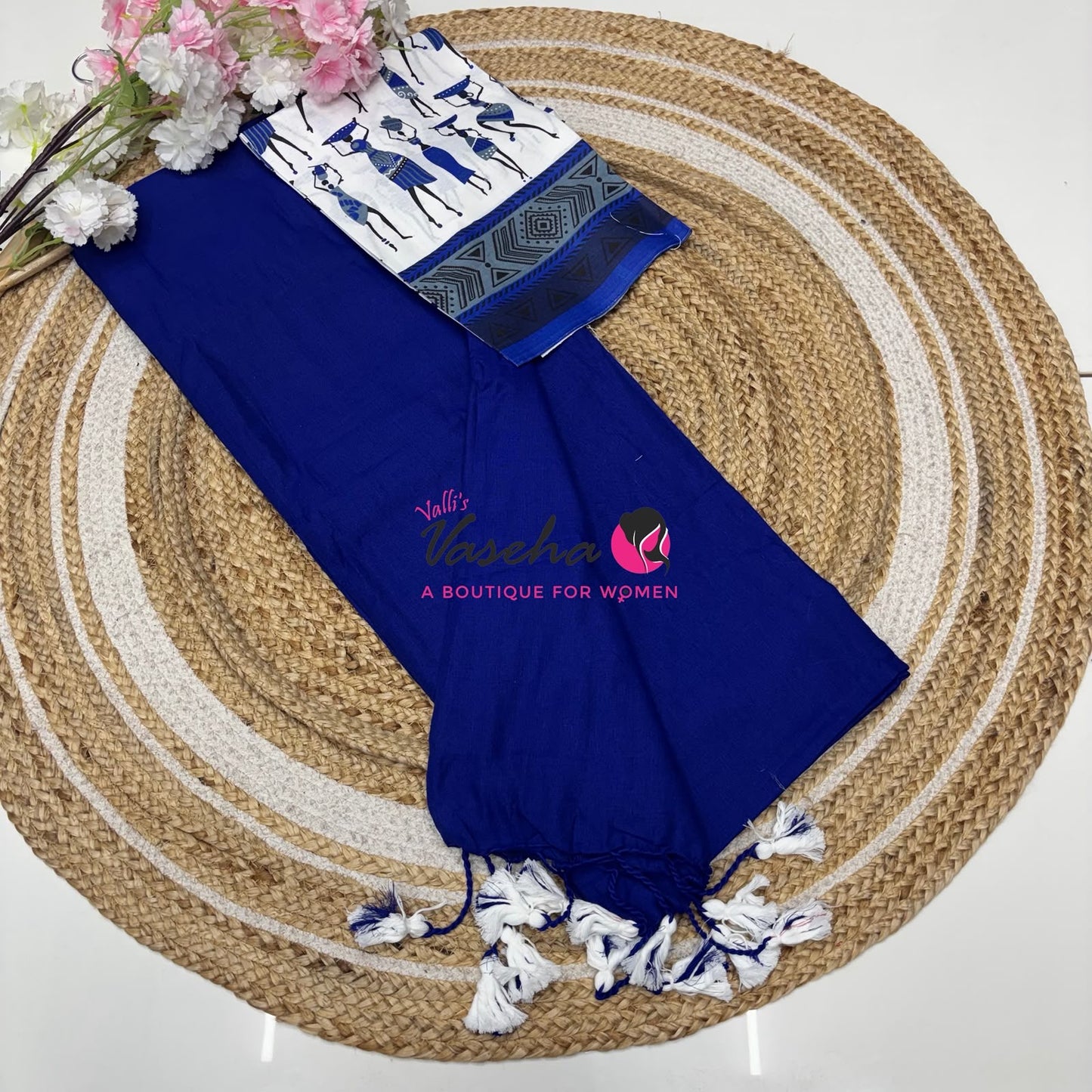 Budget Friendly Sarees - Casual Wear Sarees - Khadi Cotton Sarees - VVKCS028