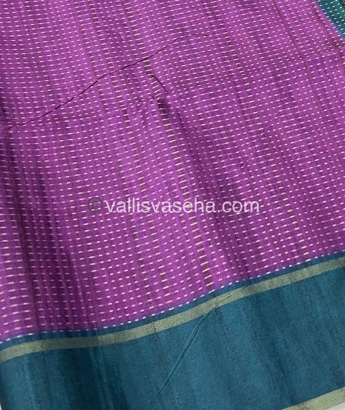 Semi Tussar Silk - Vairavoosi Design - VVSTS037