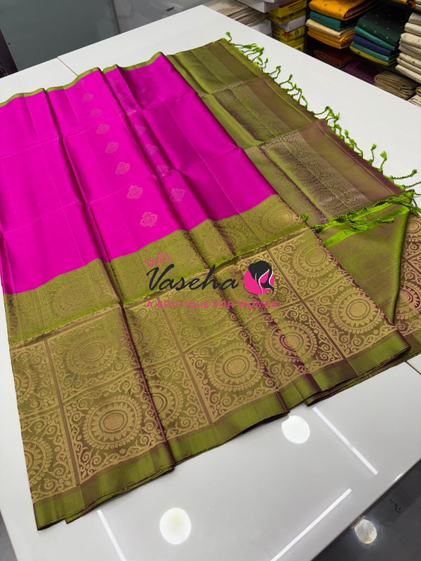 Pure Soft Silk Saree - Happy Sale - 30% less - VVAD001