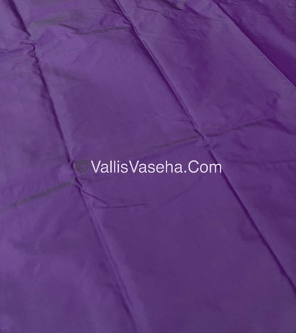 Semi Silk Saree - Aarani Pattu Style - VVSSS005