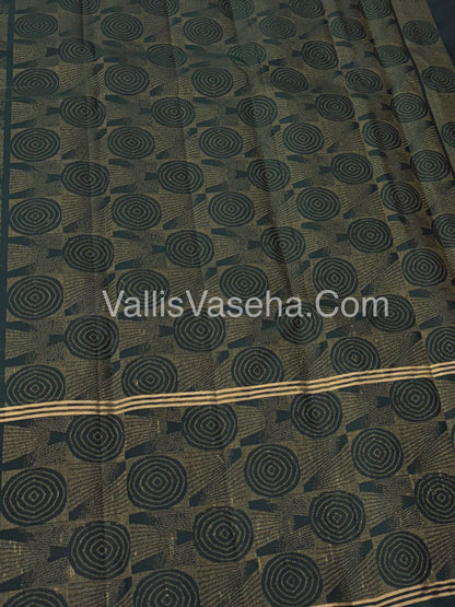 Half Mix - Pure Soft Silk Saree - Long Retta Petta Border with Butta - VVPSS075