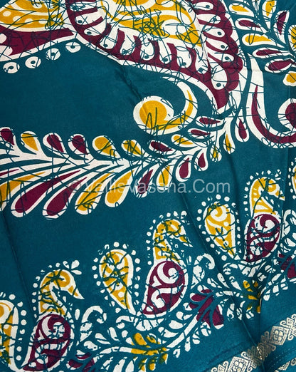 Budget Friendly Sarees - Casual Wear Sarees - Crackle Silk - VVCS002