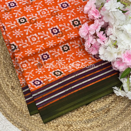 Pure Cotton Voile Saree | VVPVC003