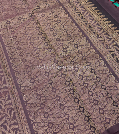 Half Mix - Pure Soft Silk Saree - VVPSS049