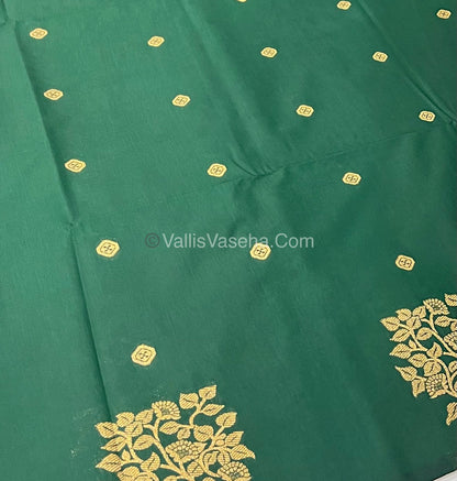 Mulberry Semi Silk - Dark Green Shade - VVMSS002