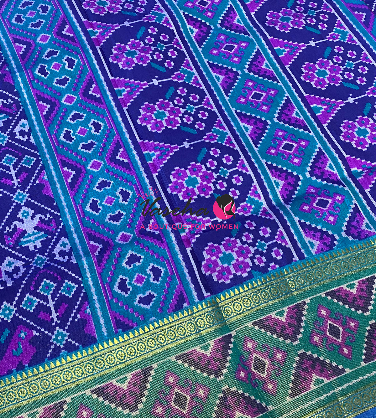 Semi Patola | Printed Silk Saree - Combo - VVSPS002