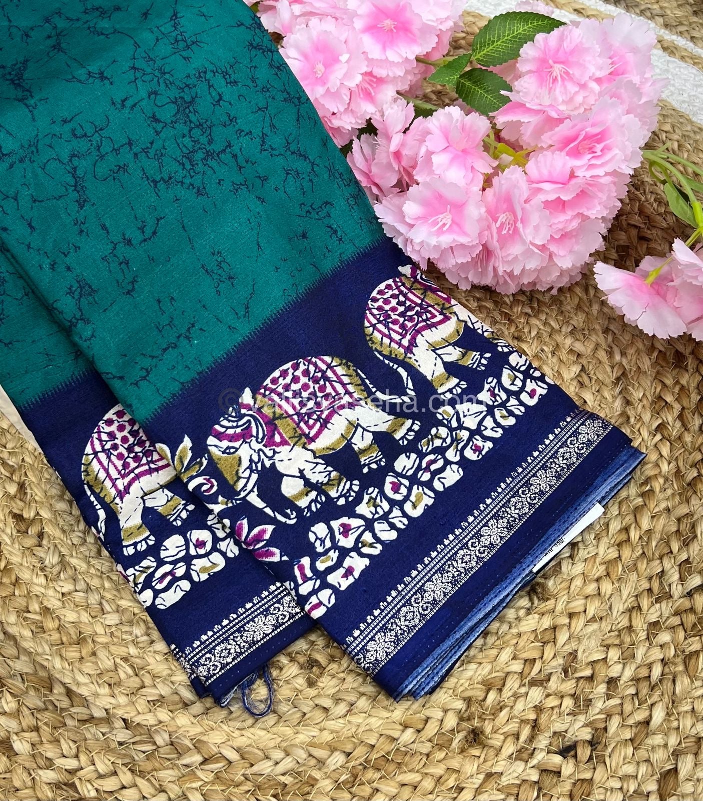 Budget Friendly Sarees - Casual Wear Sarees - Crackle Silk - VVCS001