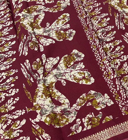 Budget Friendly Sarees - Casual Wear Sarees - Crackle Silk - VVCS001