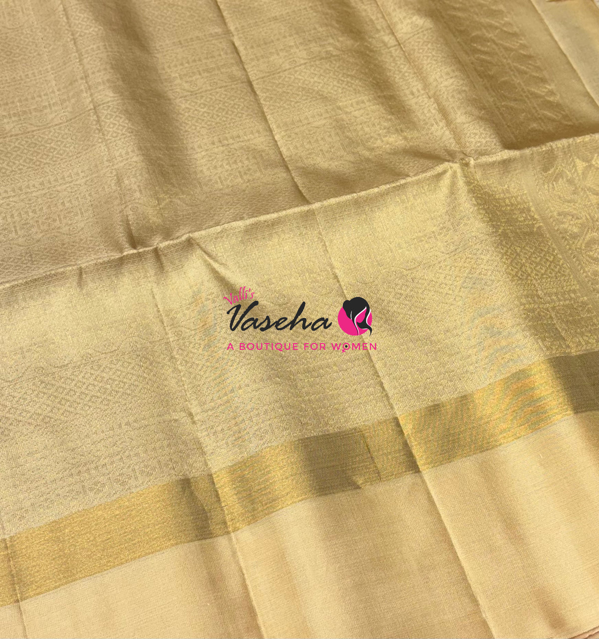 Pure Soft Silk Saree - Purple & Cream - VVPSS122