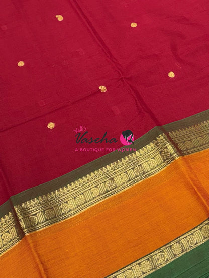 Premium - 120 counts - Kanchi Cotton Saree - VVKCS021